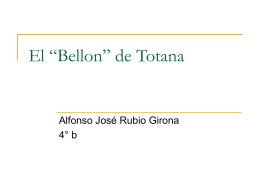El “Bellon” de Totana