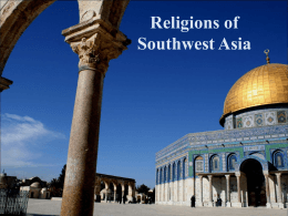 Religions of Southwest Asia