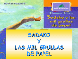 SADAKO Y LAS MIL GRULLAS DE PAPEL