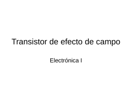 Transistor de efecto de campo