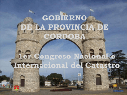 GOBIERNO DE LA PROVINCIA DE CORDOBA SERVICIOS …