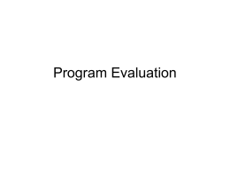 Evaluation - Gustavus Adolphus College