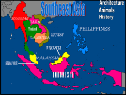 Southeast Asia - South Gibson School Corporation