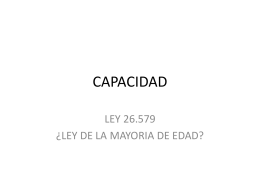 CAPACIDAD