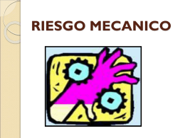 RIESGO MECANICO - Bienvenido a RIDSSO