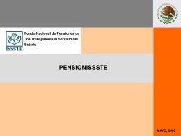 Diapositiva 1 - Portal Informativo PENSIONISSSTE