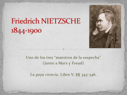 Friedrich NIETZSCHE 1844-1900