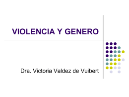 VIOLENCIA Y GENERO - Bienvenidos a la portada