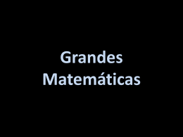 Grandes Matematicas