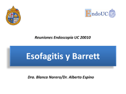 Esofagitis y Barrett