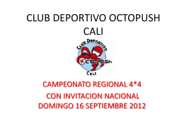 CLUB DEPORTIVO OCTOPUSH CALI