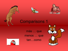 Comparisons