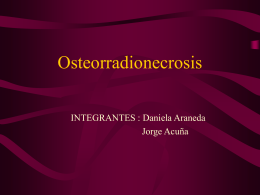 Osteorradionecrosis