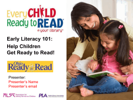 Every child ready to read @ your library