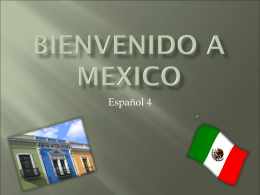 Bienvenido a Mexico - Hempfield Area School District