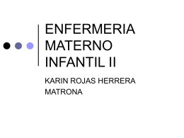 ENFERMERIA MATERNO INFANTIL II