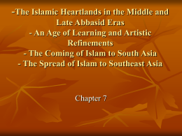 -The Islamic Heartlands in the Middle and Late Abbasid