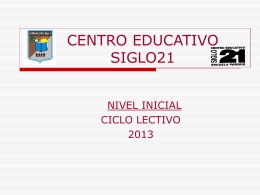 CENTRO EDUCATIVO SIGLO21