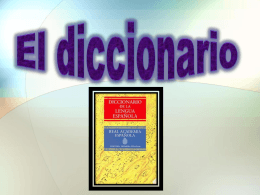 El diccionario