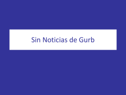 Sin Noticias de Gurb