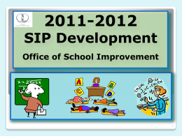 2009 – 2010 School Improvement Plans