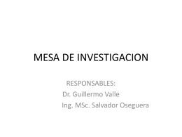 Mesa de investigacion