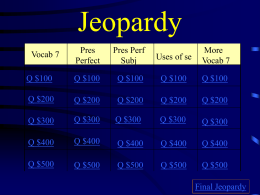 Jeopardy - Beavercreek City School District / Homepage