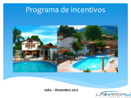 Programa de incentivos