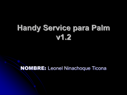 Handy Service para Palm v1.2
