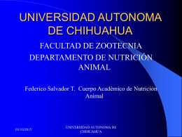UNIVERSIDAD AUTONOMA DE CHIHUAHUA
