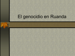 El genocidio en Ruanda