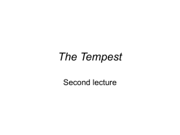 The Tempest - University of California, Santa Barbara