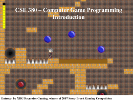 CSE 114 – Computer Science I Lecture 1: Introduction