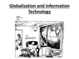Globalization and Information Technology