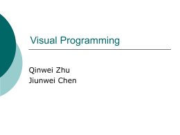 Visual Programming Languages