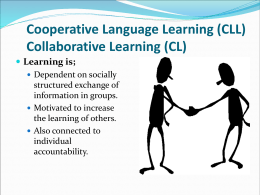 Cooperative Language Learning