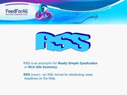 RSS Downloadable PowerPoint