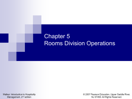 Chapter 4 Rooms Division