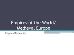 Empires of the World/ Medieval Europe