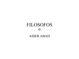 FILOSOFOS - asierabadminguez / FrontPage