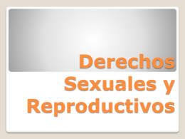 Derechos sexuales y reproductivos