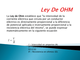Ley De OHM