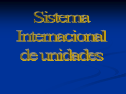 Sistema internacional de unidades