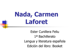 Nada, Carmen Laforet