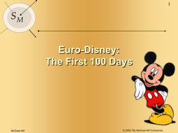 Euro-Disney: The First 100 Days