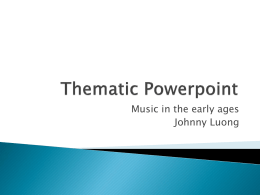 Thematic Powerpoint - Dr. Crihfield's Website