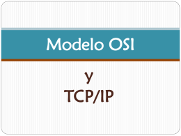 Modelo OSI - Homepage of Professor Ivan A. Escobar …