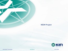 Diapositiva 1 - NeOn Project