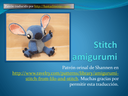 Stitch amigurumi