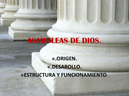 ASAMBLEAS DE DIOS.